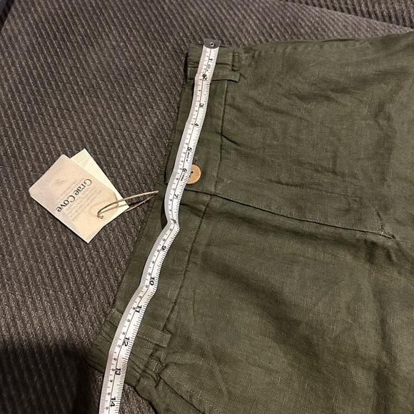 Linen cropped pants - Picture 6 of 7